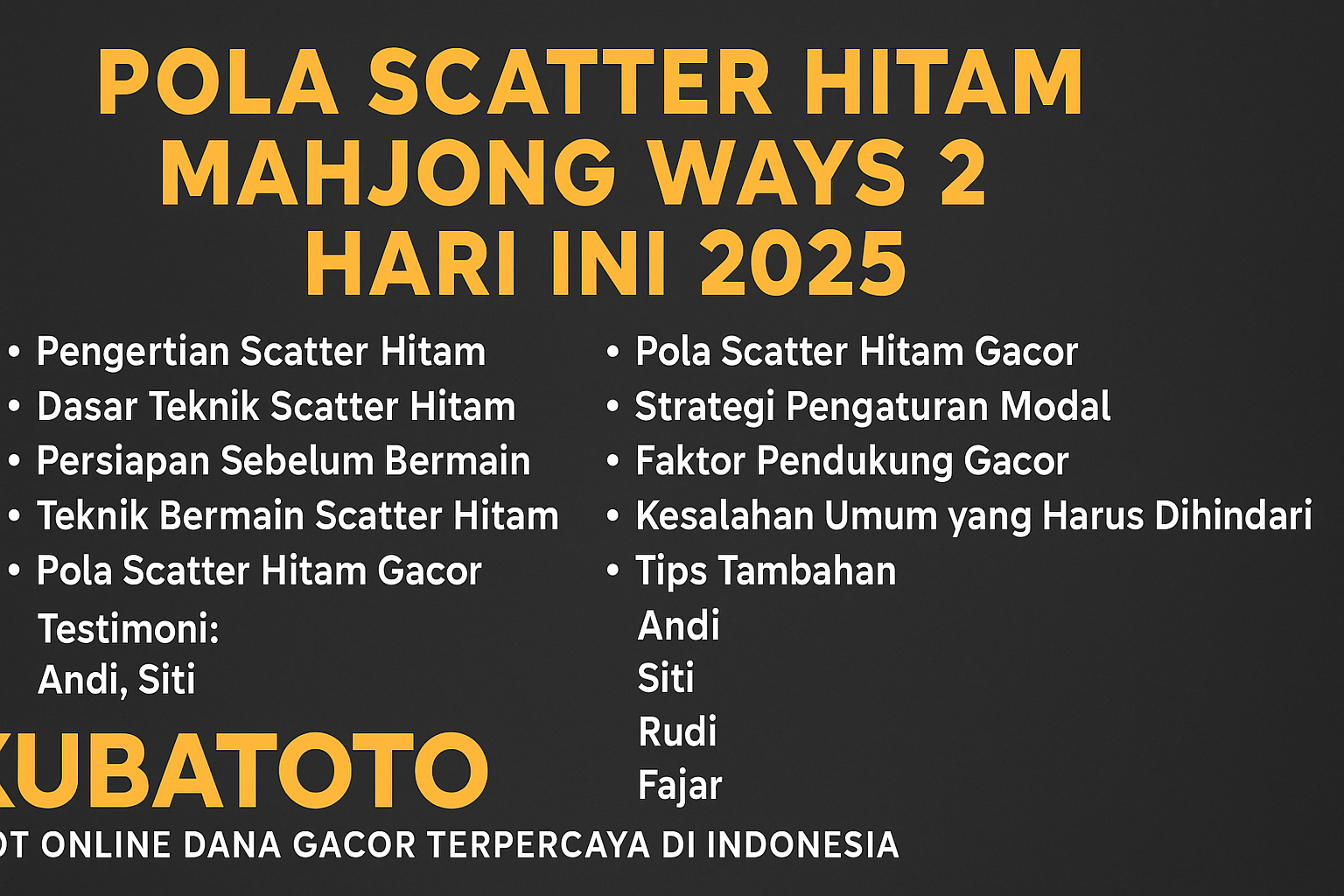 KUBATOTO